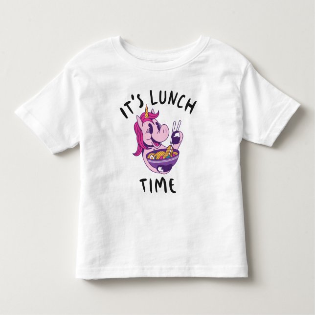 It's Lunch Time Toddler T-Shirt (Front)