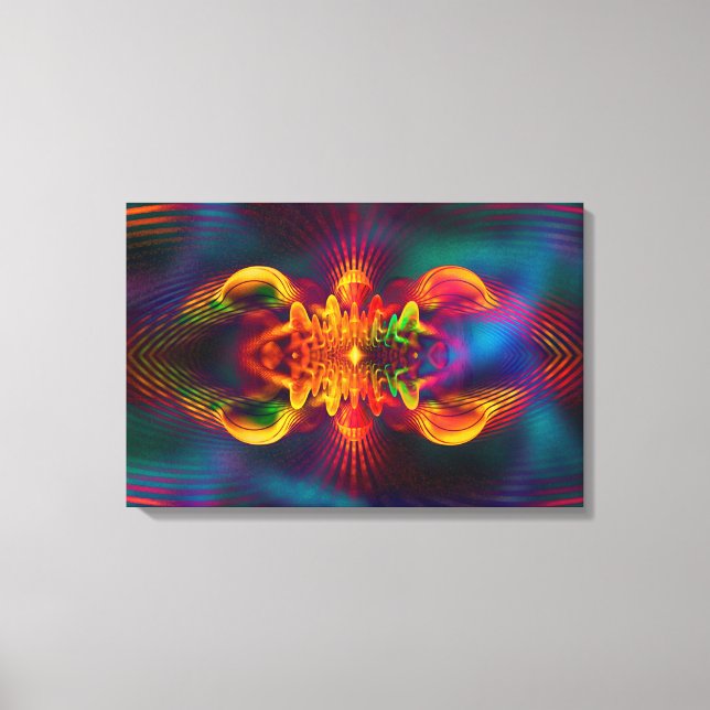 IT'S MAGIC Apopphysis Fractal II + your idea Canvas Print (Front)