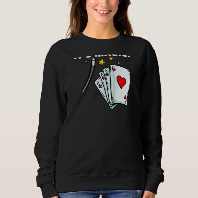 It's Magic  For Magician Raglan Sweatshirt (Front)