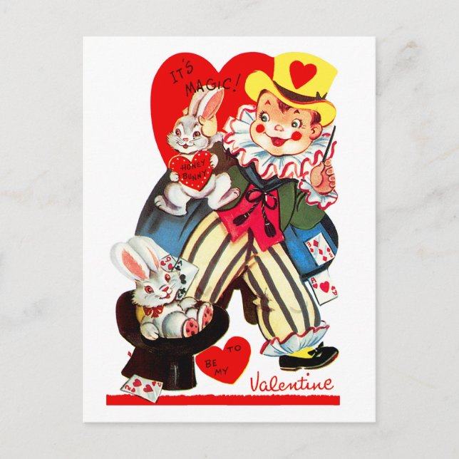 It's Magic Honey Bunny Postcard (Front)