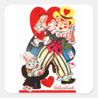 It's Magic Honey Bunny Square Sticker