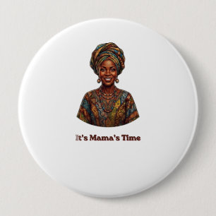 It's Mama's Time - Africa 2026 World Cup Collecto  10 Cm Round Badge
