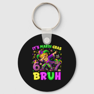 Its Mardi Gras Bruh 67 Six Seven Meme Slang Dabbin Key Ring