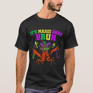 It's Mardi Gras Bruh Funny Crawfish Carnival Kid M T-Shirt