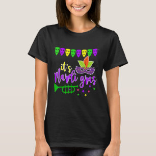It's Mardi Gras T Shirt Mardi Gras 2022 Beads Mask