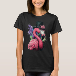 It's Mardi Gras Yall Carnival Party Cool Flamingo T-Shirt