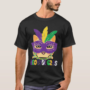It's Mardi Gras Y'all Cute And Funny Meowdi Gras K T-Shirt