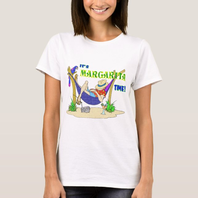 It's MARGARITA time T-Shirt (Front)