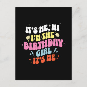 Its Me Birthday Party Girls Enclosure Card