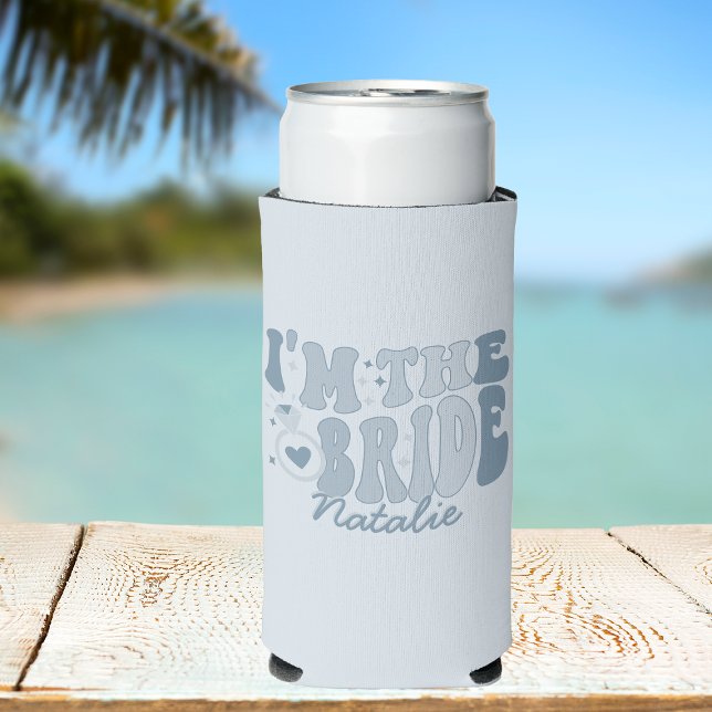 It's Me Hi I'm the Bride Its Me Cool Personalised Seltzer Can Cooler (Creator Uploaded)