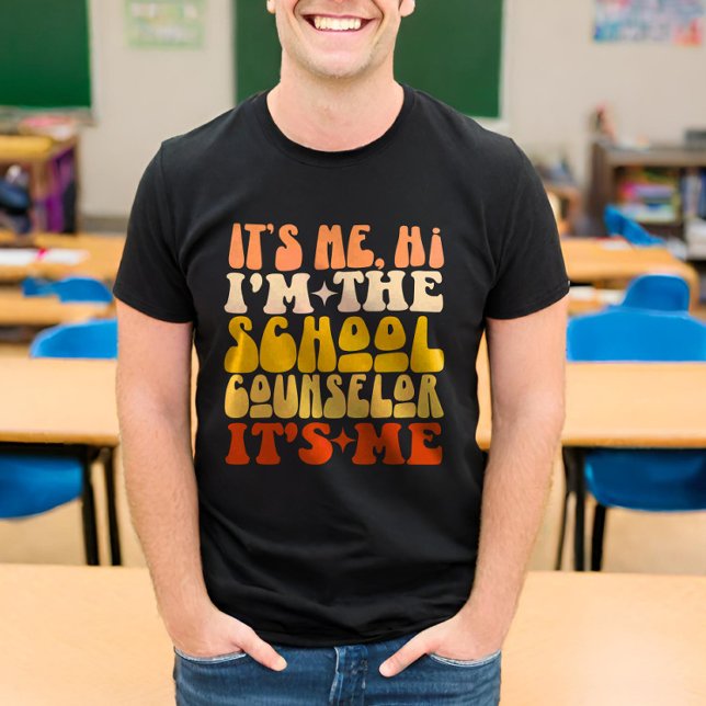 It's Me Hi I'm The School Counsellor It's Me Groov T-Shirt (Creator Uploaded)