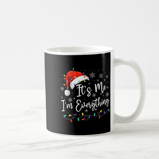 It's Me I'm Everything Christmas Light Couple Matc Coffee Mug (Right)
