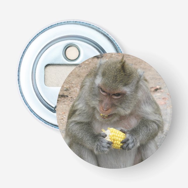 It's Mine!! ... Wild Thai Macaque Monkey Bottle Opener (Front)