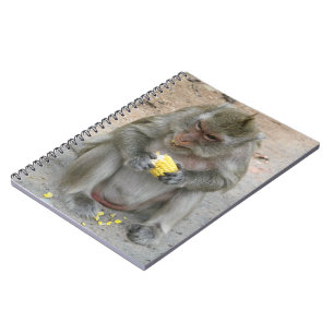It's Mine!! ... Wild Thai Macaque Monkey Spiral Notebook