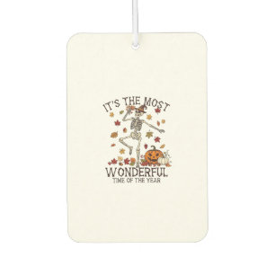 Its Most Wonderful Dancing Skeleton Halloween Witc Car Air Freshener