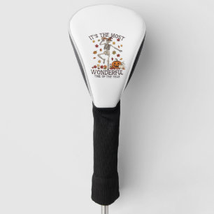 Its Most Wonderful Dancing Skeleton Halloween Witc Golf Head Cover