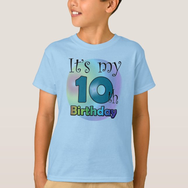 It's my 10th Birthday (boy) T-Shirt (Front)