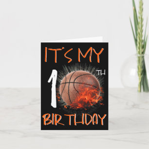 It's My 10th Birthday Bysketbyll Card