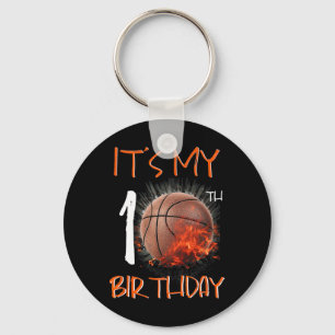 It's My 10th Birthday Bysketbyll Key Ring