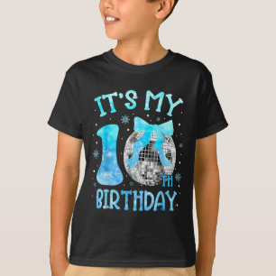 Its My 10th Birthday Coquette Bow Disco 10 Year Ol T-Shirt