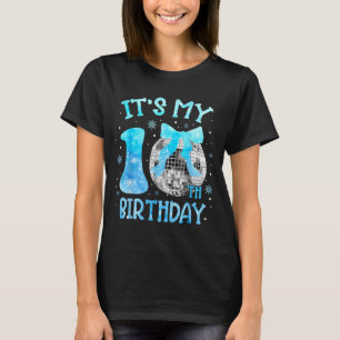 Its My 10th Birthday Coquette Bow Disco 10 Year Ol T-Shirt