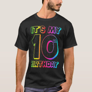 It's My 10th Birthday Tenth Anniversary 10 Year Ol T-Shirt