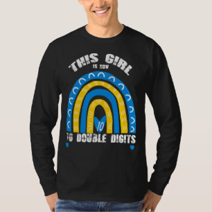 It's My 10th Birthday  This Girl Is Now 10 Years O T-Shirt