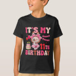 Its My 11th Birthday Girls Kids Teens Labubu Bday  T-Shirt<br><div class="desc">Its My 11th Birthday Girls Kids Teens Labubu Bday</div>