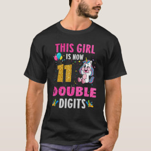 It's My 11th Birthday  This Girl Is Now 11 Years O T-Shirt
