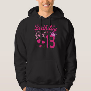 It's My 13th Birthday Doughnut Happy 13 Years Old Hoodie