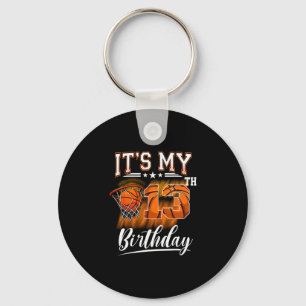 It's My 13th Birthday Sketll Theme 13 Years Old Bi Key Ring