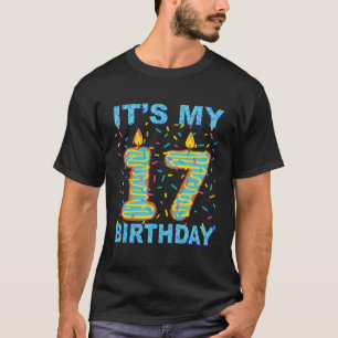 It'S My 17Th Sweet Doughnut 17 Yrs Old T-Shirt