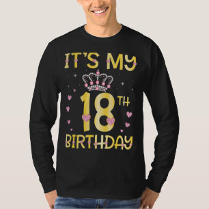 It's My 18th Diamond Birthday Happy To Me You 18 Y T-Shirt