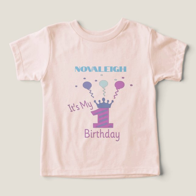 It's My 1st Birthday Girls  (Design Front)