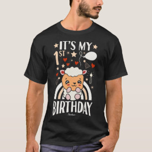 Its My 1st Birthday Sheep T-Shirt