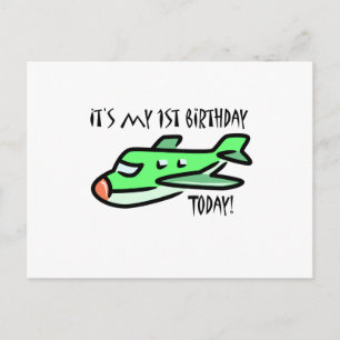 It's My 1st Birthday Today Postcard