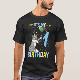Its My 1st Birthday Wolf T-Shirt