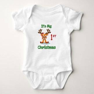 It's My 1st Christmas Newborn Outfit Baby Bodysuit
