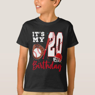 It's My 20th Birthday 20 Year Old Bysebyll Player T-Shirt