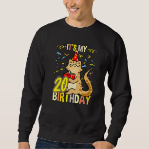 Its My 20th Birthday Bearded Dragon Sweatshirt
