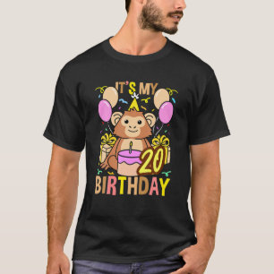 Its My 20Th Birthday Chimpanzee T-Shirt