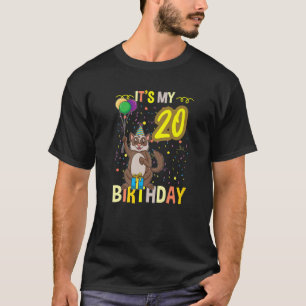 Its My 20Th Birthday Ferret Lover T-Shirt