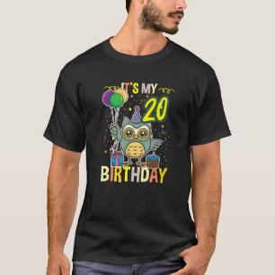 Its My 20Th Birthday Owl Lover T-Shirt