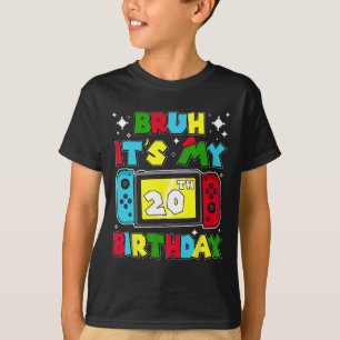 It's My 20th Birthday Video Game 20 Years Old Birt T-Shirt