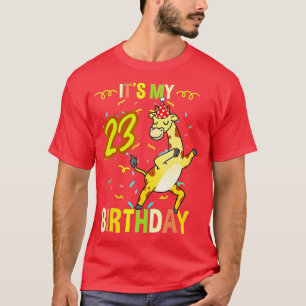 Its My 23rd Birthday Dabbing Giraffe - 1 T-Shirt