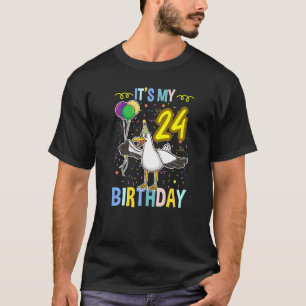 Its My 24th Birthday Seagull T-Shirt