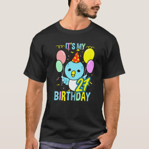 Its My 27th Birthday Budgie Pet Bird T-Shirt