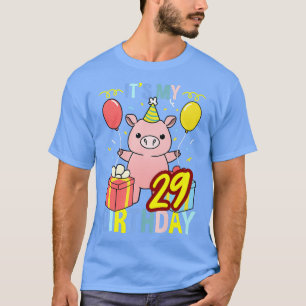 Its My 29th Birthday Pig for Pig Lover Premium T-Shirt