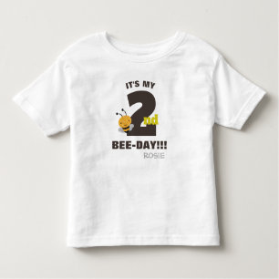It's My 2nd Bee-Day Personalised T-shirt