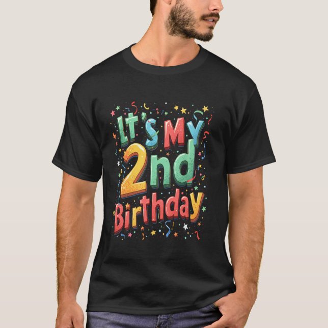 IT'S MY 2nd Birthday Celebration T-Shirt (Front)